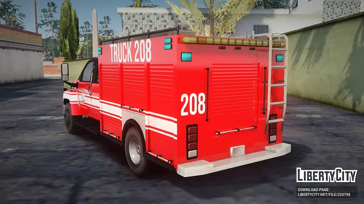 GMC C4500 Topkick Alexandria Feuerwehr / GTA San Andreas