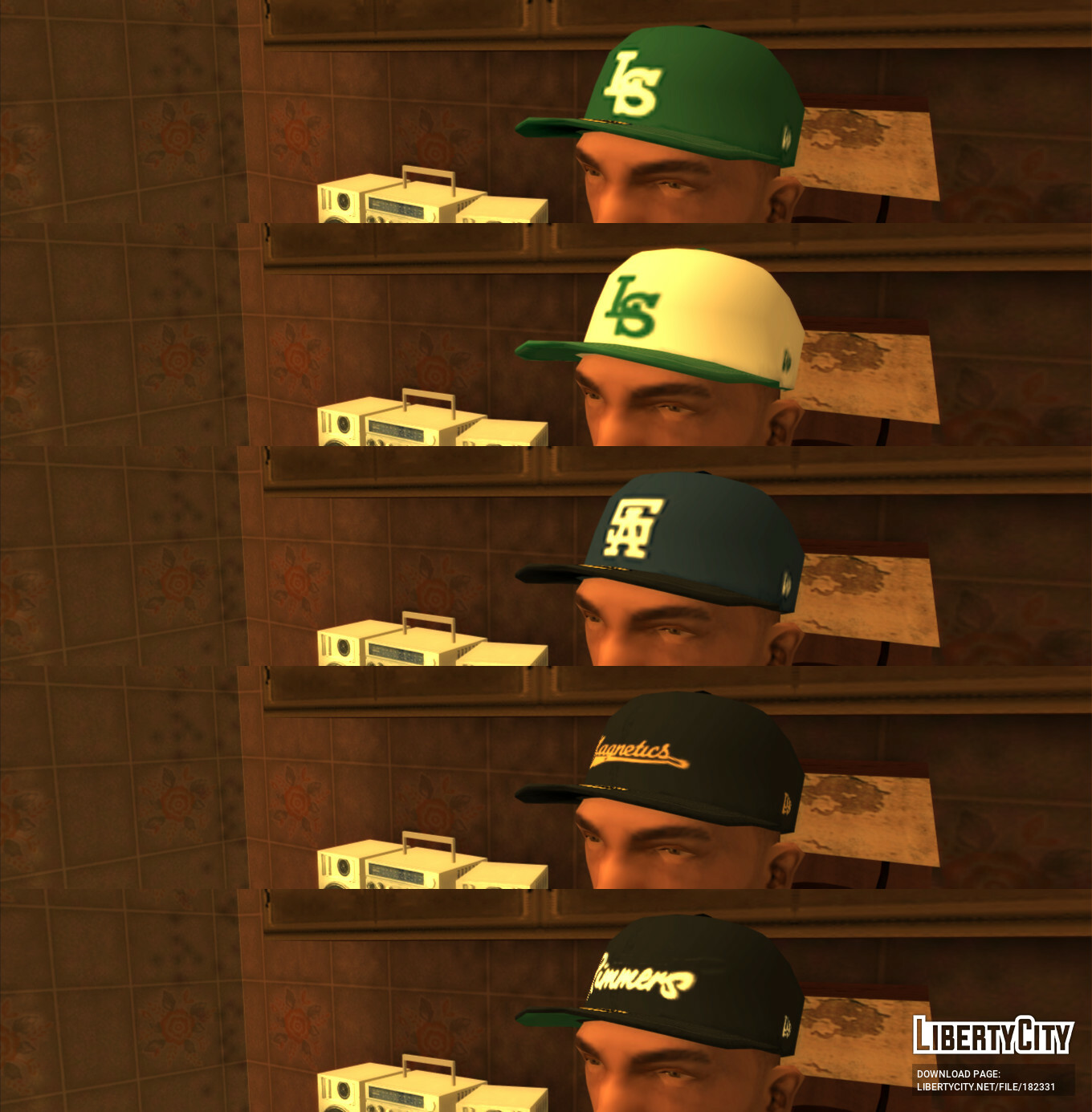 Hats for GTA San Andreas: 284 hat for GTA San Andreas