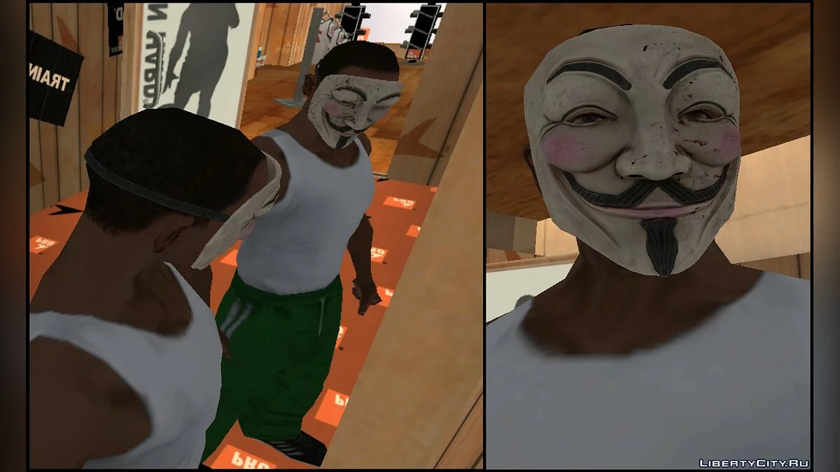 DayZ Guy Fawkes Mask / GTA San Andreas