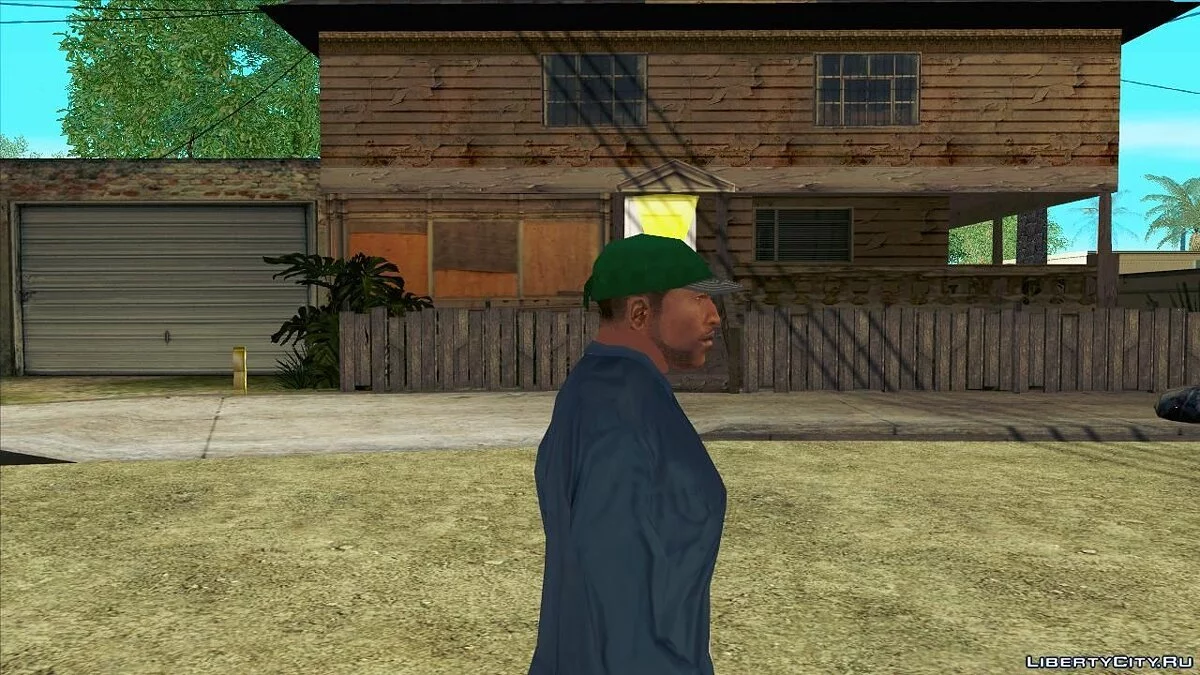 Green Cap with Scarf / GTA San Andreas