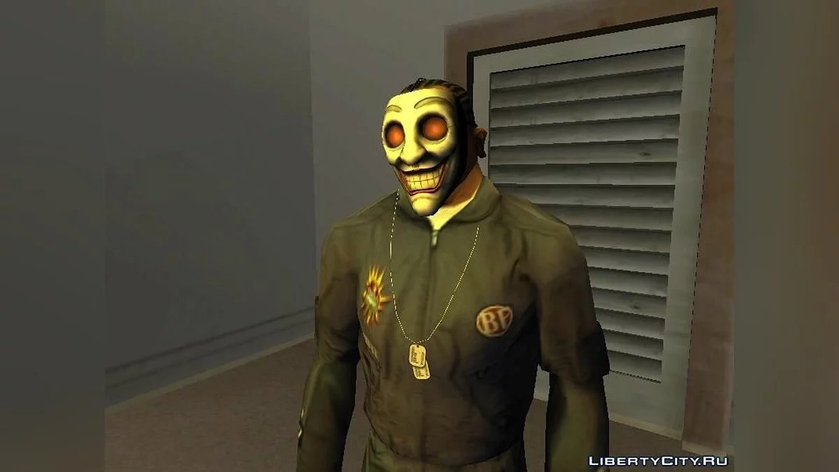 Joker's Bandit Mask from Injustice Gods Among Us / GTA San Andreas