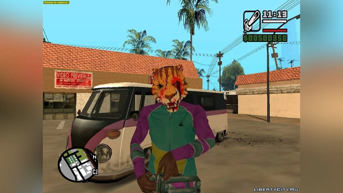 Máscaras de Hotline Miami / GTA San Andreas