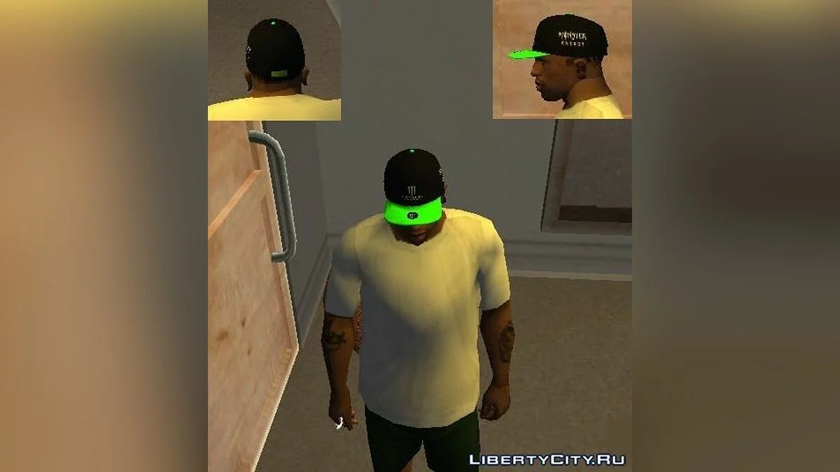 Кепка "Monster-Energy" / GTA San Andreas