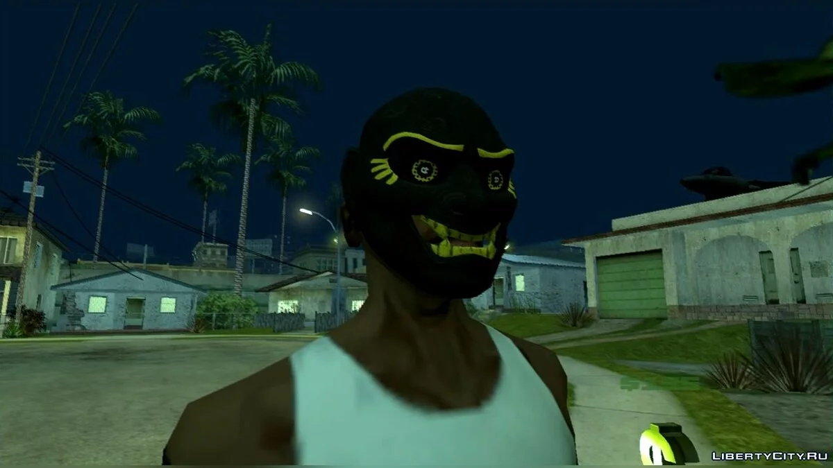 DLC MÁSCARAS GUN RUNNING PARA CJ / GTA San Andreas