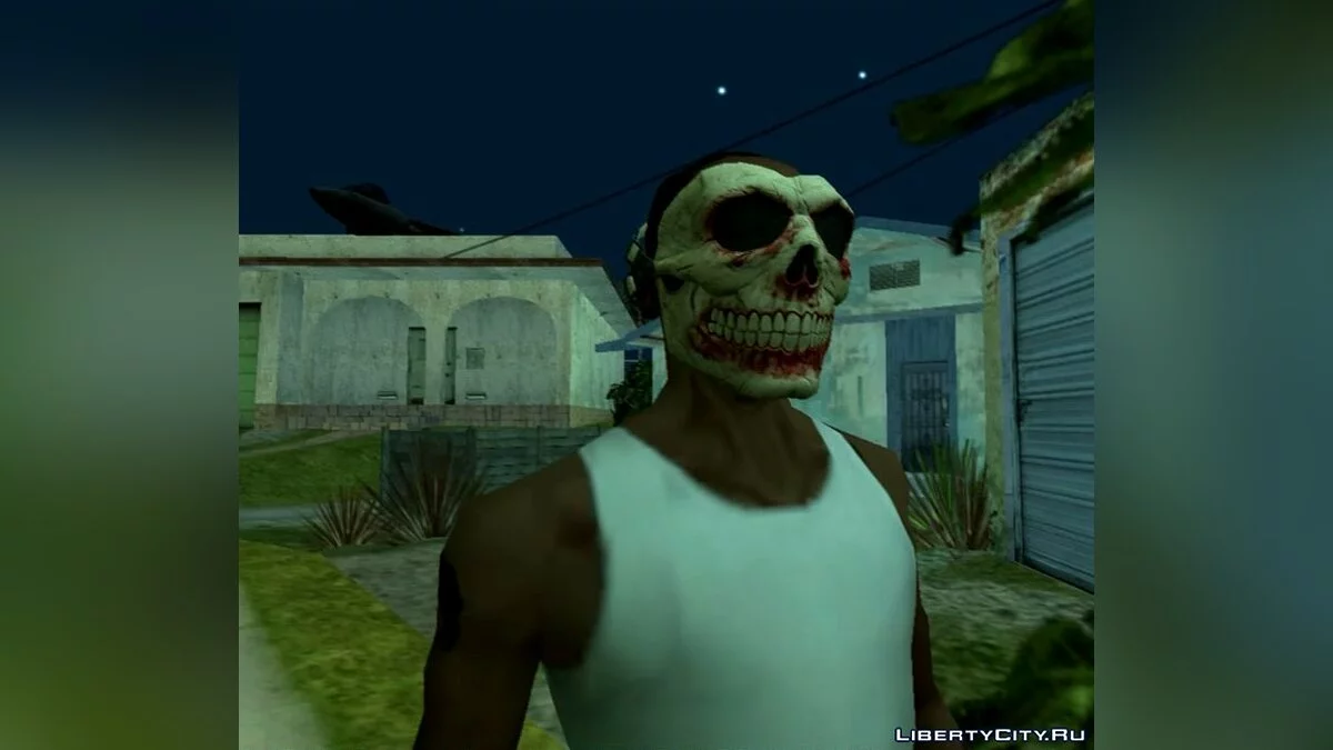 DLC MÁSCARAS GUN RUNNING PARA CJ / GTA San Andreas