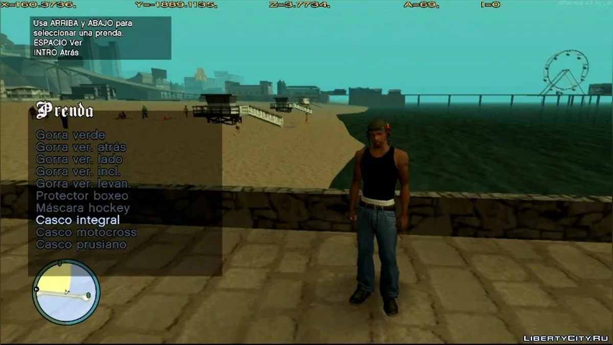 DLC SMUGGLER'S RUN MASKEN FÜR CJ / GTA San Andreas