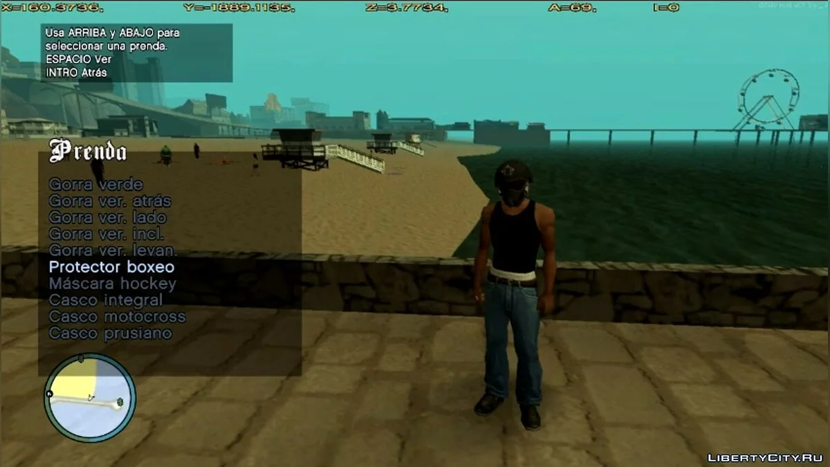 DLC SMUGGLER'S RUN MASKEN FÜR CJ / GTA San Andreas