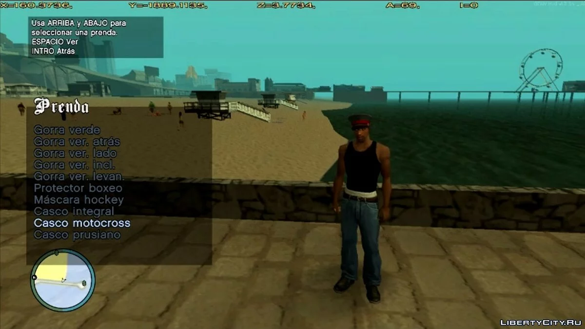 DLC SMUGGLER'S RUN MASKEN FÜR CJ / GTA San Andreas