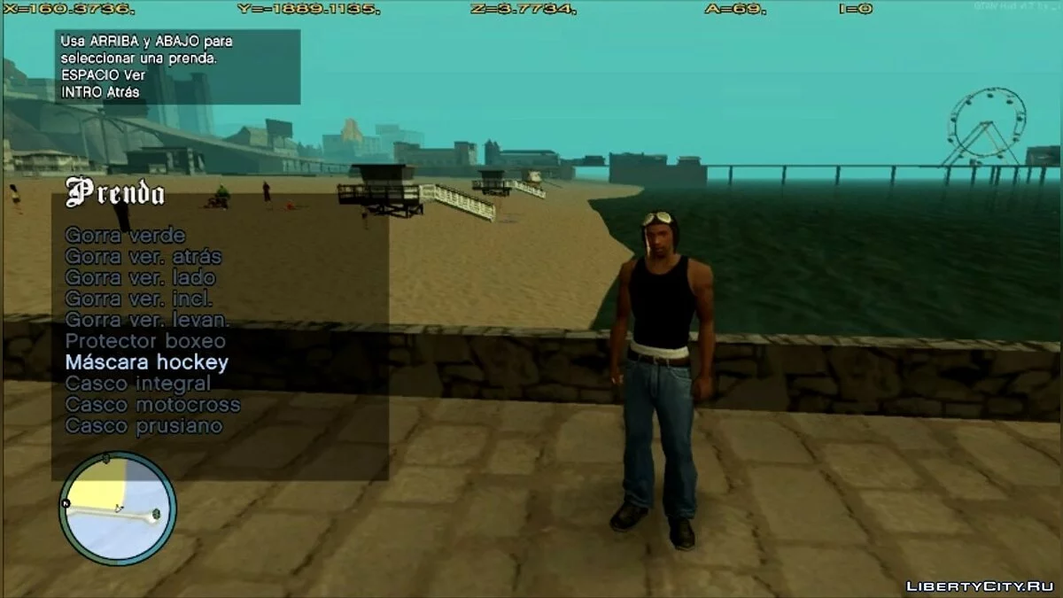 DLC SMUGGLER'S RUN MASKEN FÜR CJ / GTA San Andreas