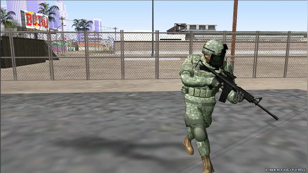 Army Gas Mask / GTA San Andreas
