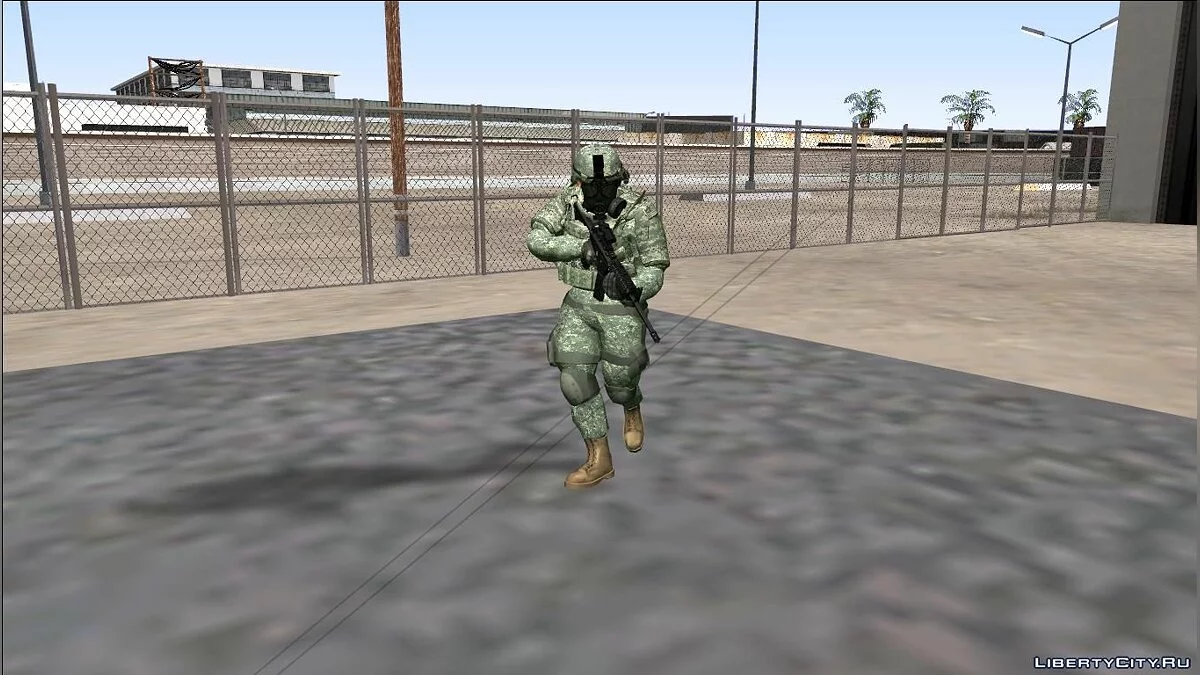 Army Gas Mask / GTA San Andreas