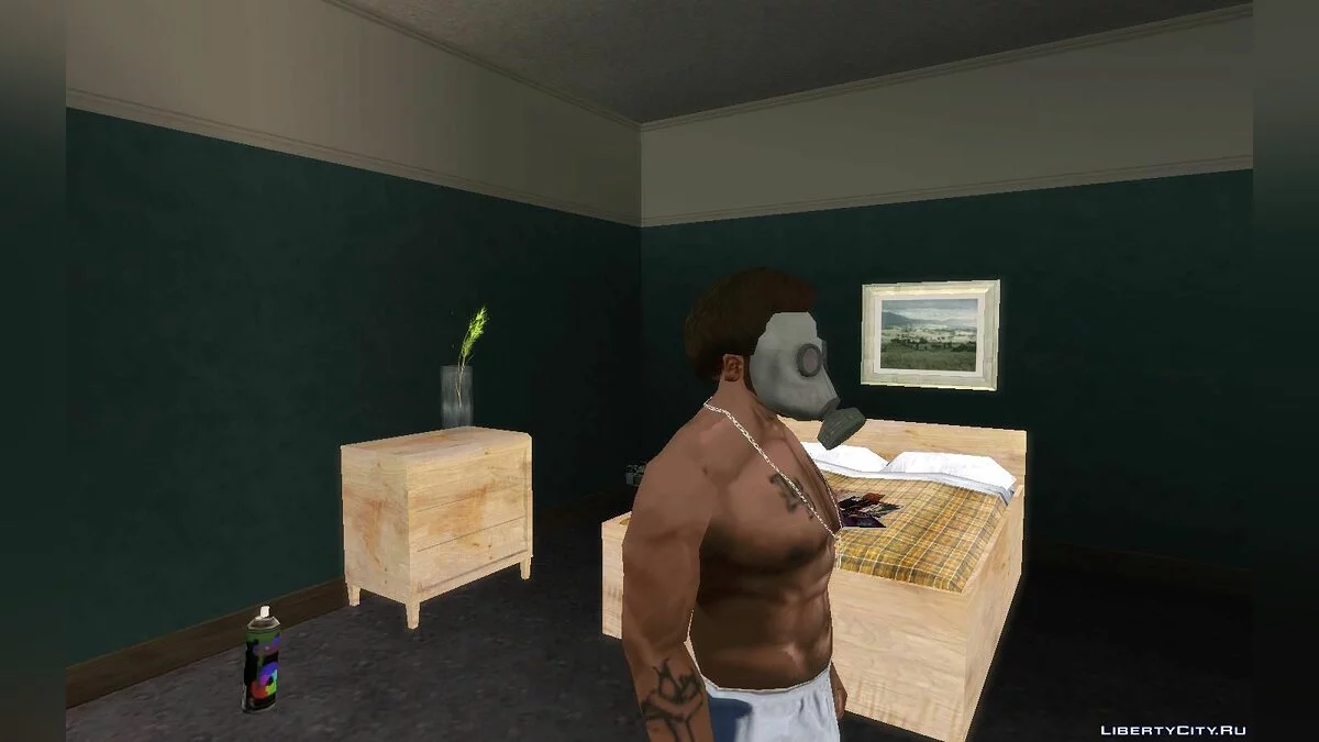 Gas Mask from Call of Duty Modern Warfare 2 / GTA San Andreas