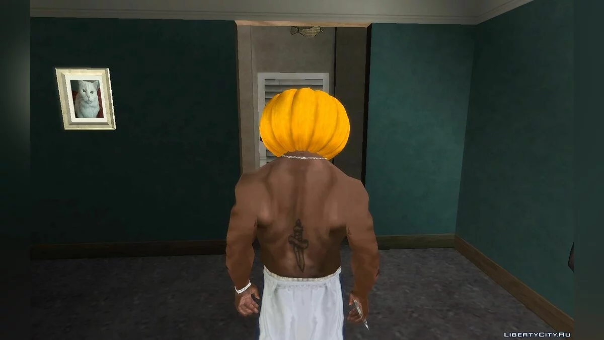 Pumpkin Mask (Halloween Celebration) / GTA San Andreas