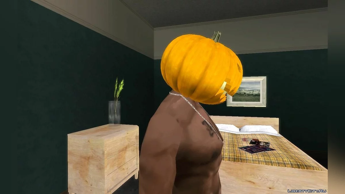 Pumpkin Mask (Halloween Celebration) / GTA San Andreas