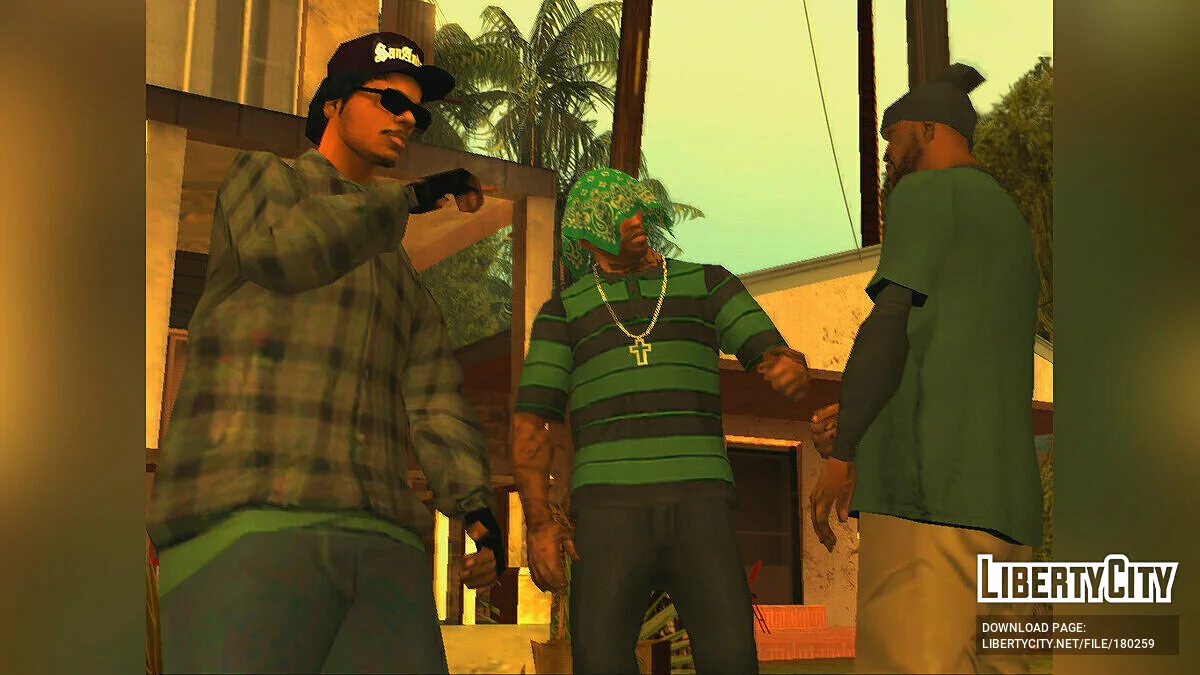 Нова бандана CJ Gang / GTA San Andreas