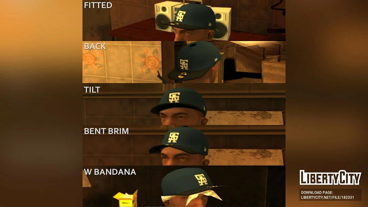 Fitted Cap Collection / GTA San Andreas