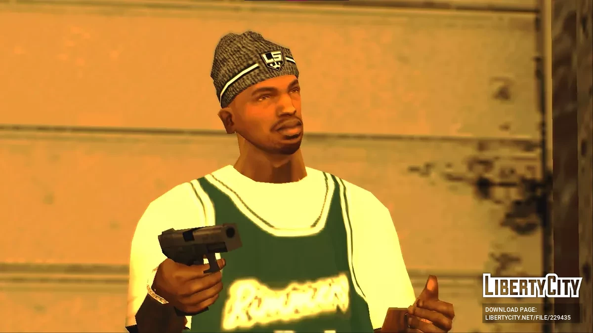 Long Skully hats for CJ / GTA San Andreas