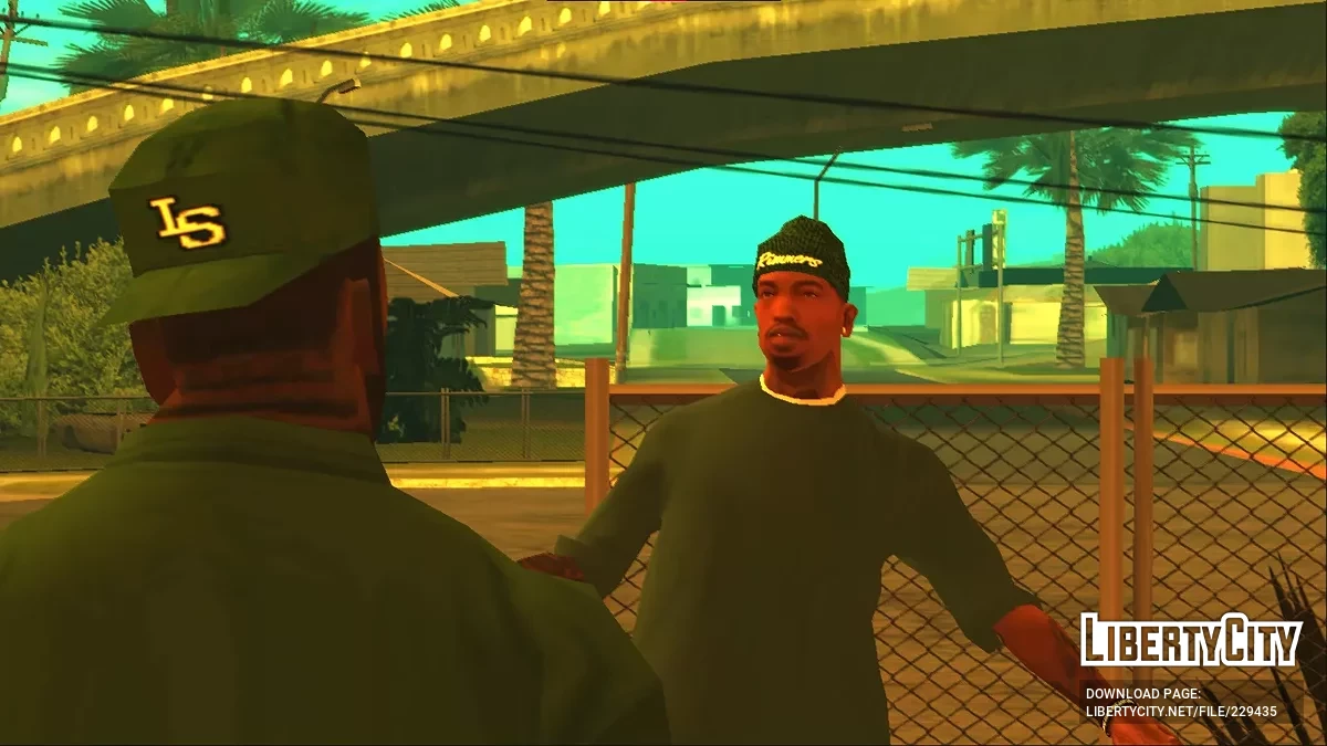 Long Skully hats for CJ / GTA San Andreas