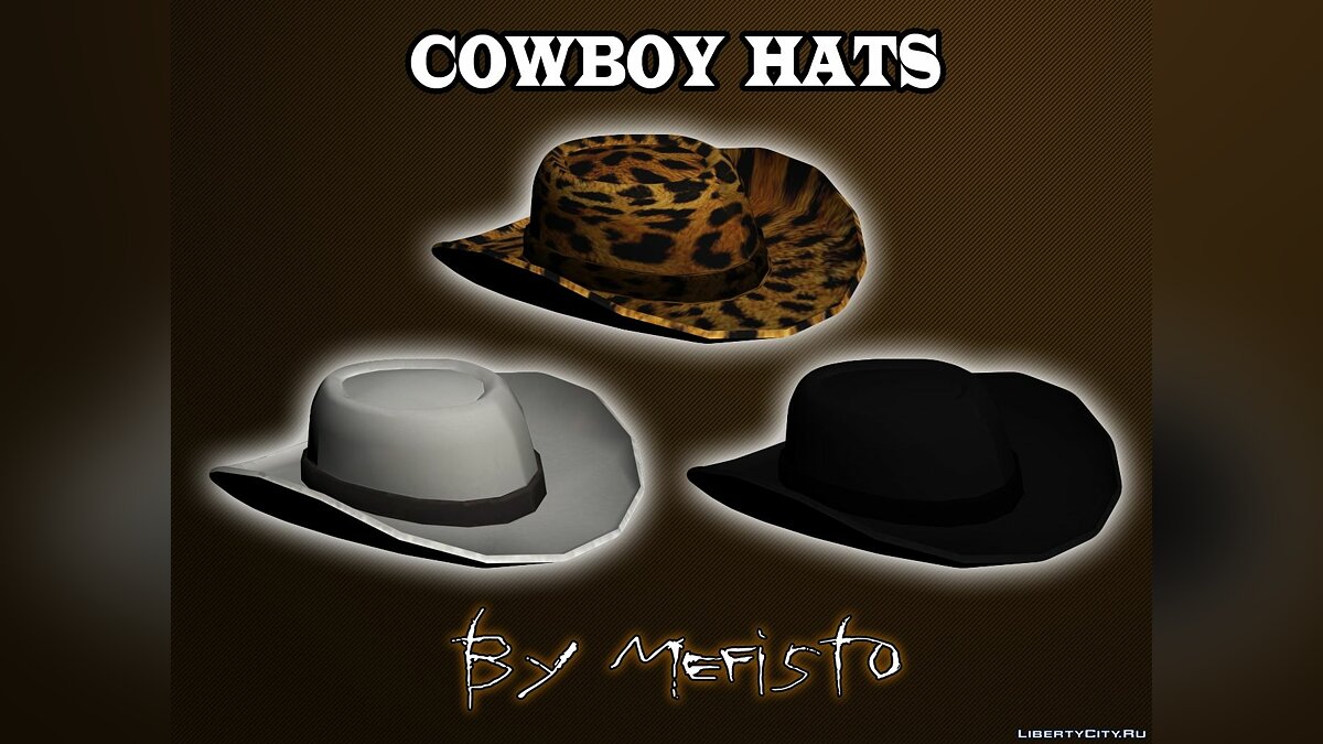 Download New cowboy hats for GTA San Andreas