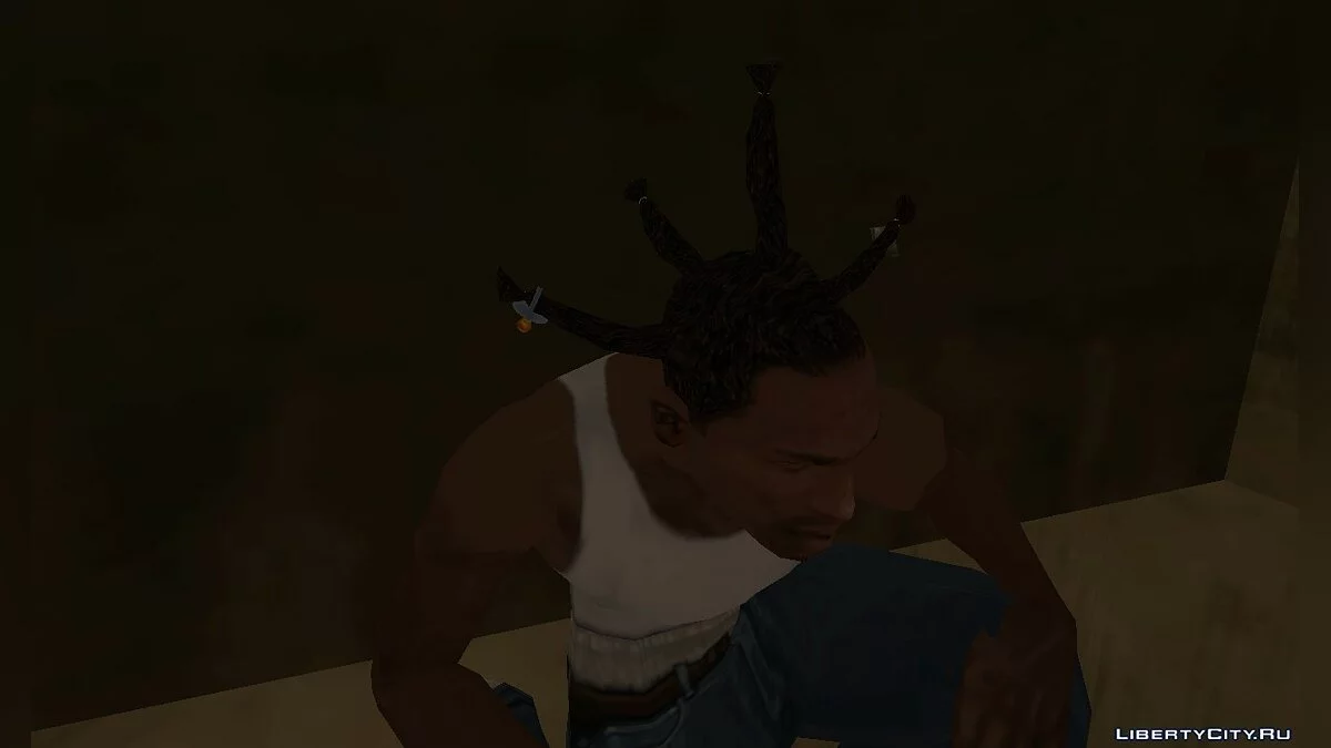 Волосся Лок Дога для CJ / GTA San Andreas