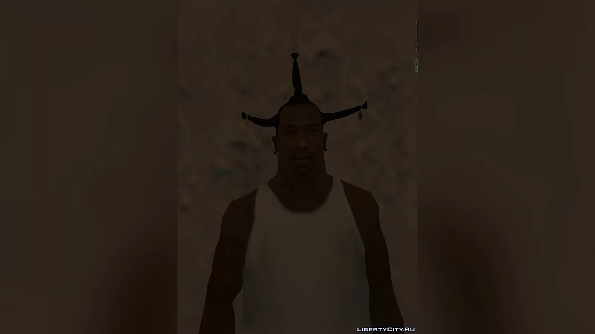 Волосся Лок Дога для CJ / GTA San Andreas