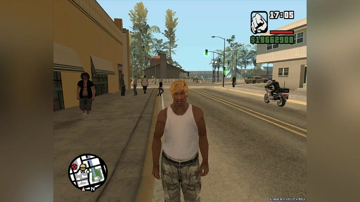 Rugged Class Hairstyle / GTA San Andreas