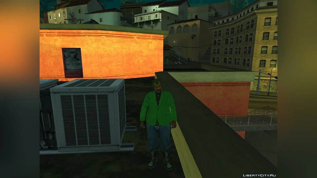 Joker's Hair for CJ / GTA San Andreas