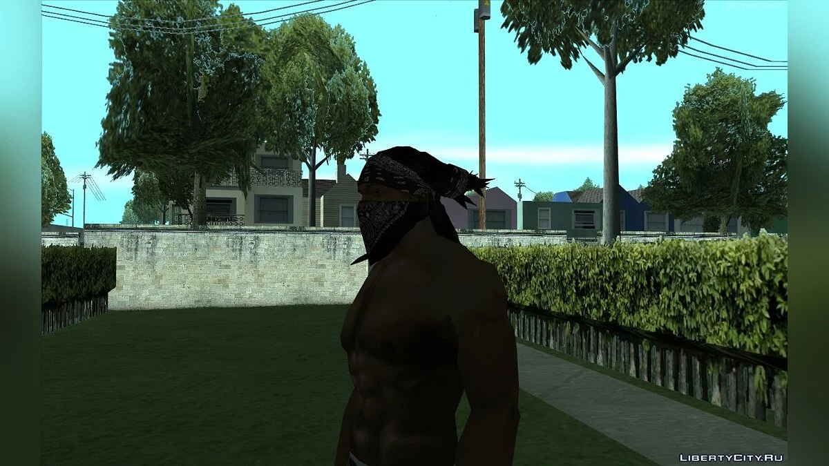 Dreads do Walley com Bandana para CJ / GTA San Andreas