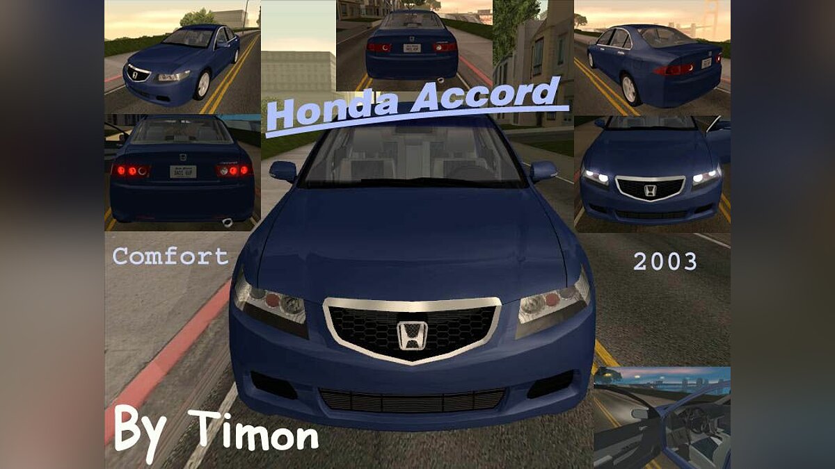 Скачать Honda Accord Comfort 2003 для Gta San Andreas