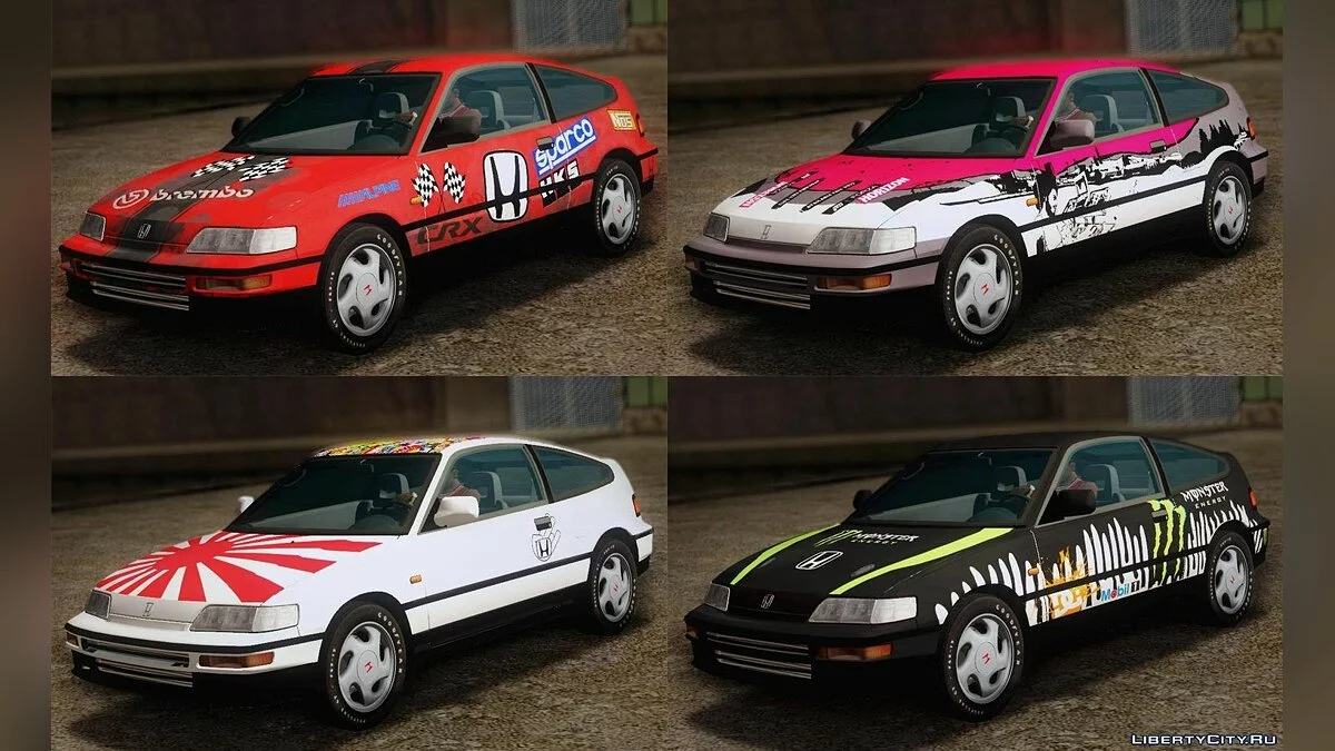 Honda CR-X 1991 / GTA San Andreas