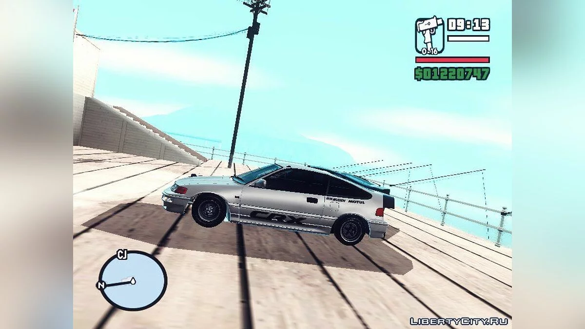 Honda CRX Dragster / GTA San Andreas