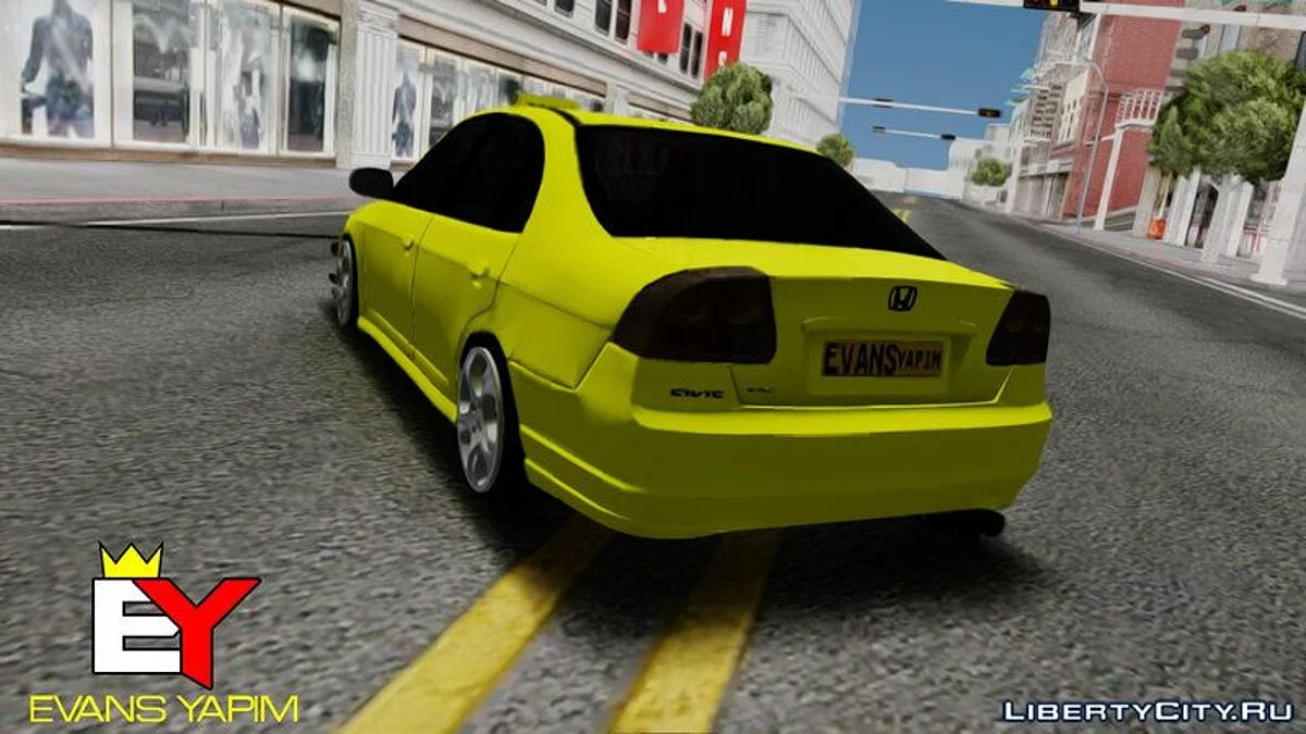 Honda Vtec2 Таксі Версія & Evans Yapim / GTA San Andreas