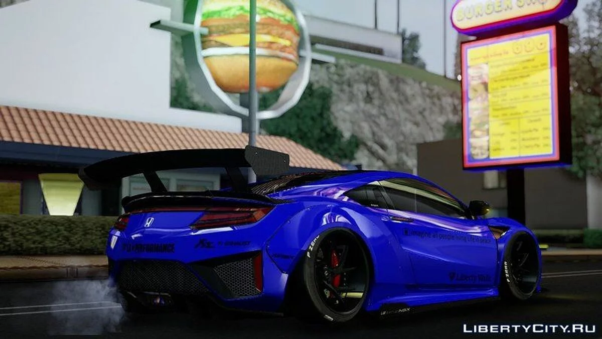 Honda NSX Liberty Walk 2017 / GTA San Andreas