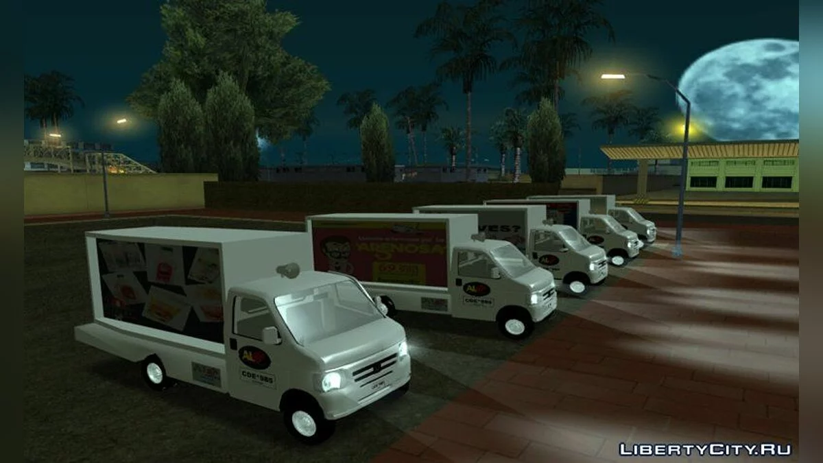 Рекламний фургон Honda Acty Kei / GTA San Andreas