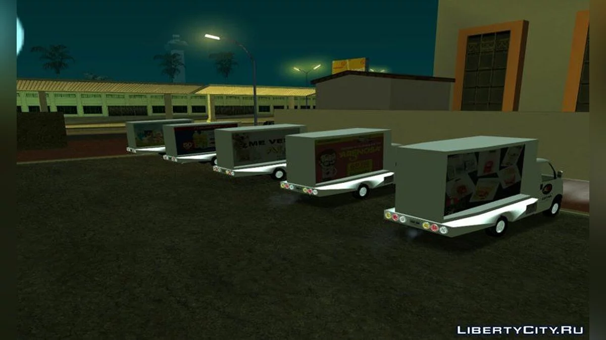 Рекламний фургон Honda Acty Kei / GTA San Andreas