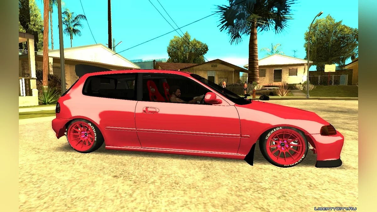Honda Civic EG6 в стилі Stanced / GTA San Andreas