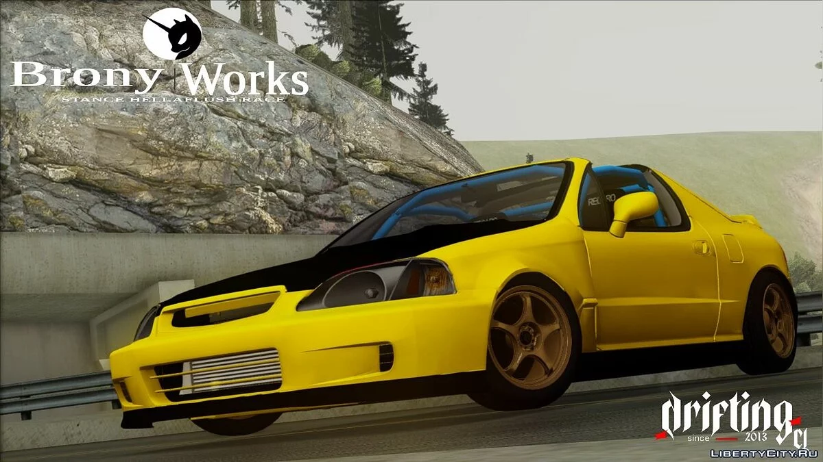 Гоночний автомобіль Honda Civic Del Sol / GTA San Andreas