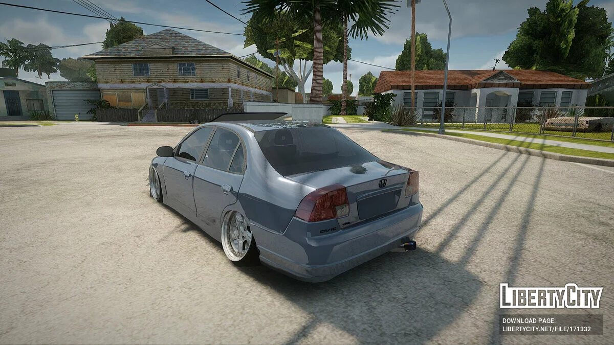 Honda Civic 2002 Model Vtec1 / GTA San Andreas