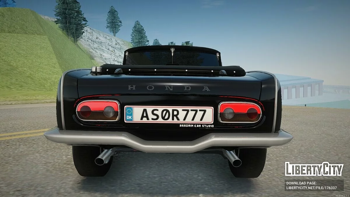 Honda S800 Cabriolet de 1970 / GTA San Andreas
