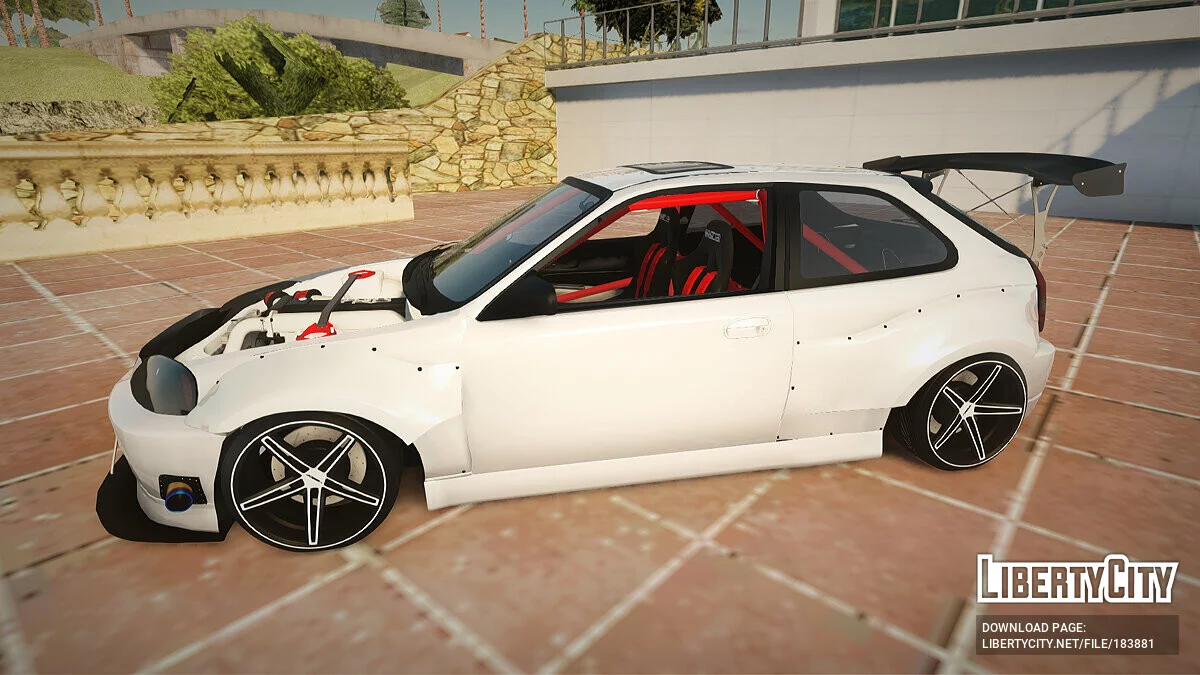 Honda Civic 98 Hatch Rocket Bunny / GTA San Andreas