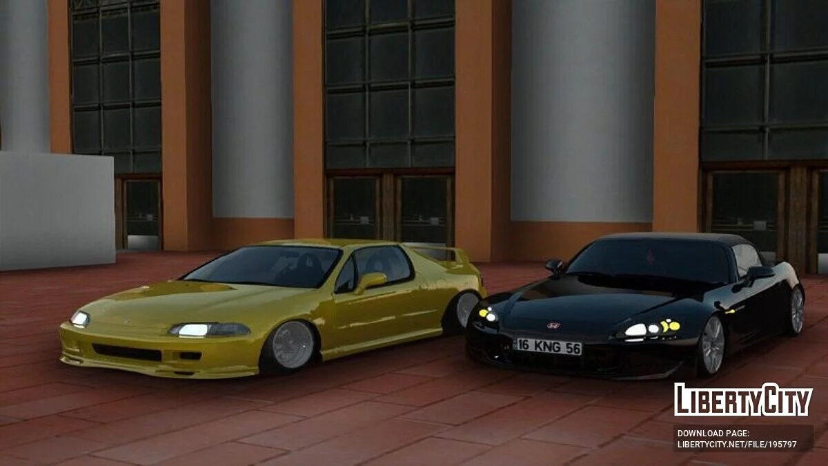 Honda DelSol EG Front Swap / GTA San Andreas
