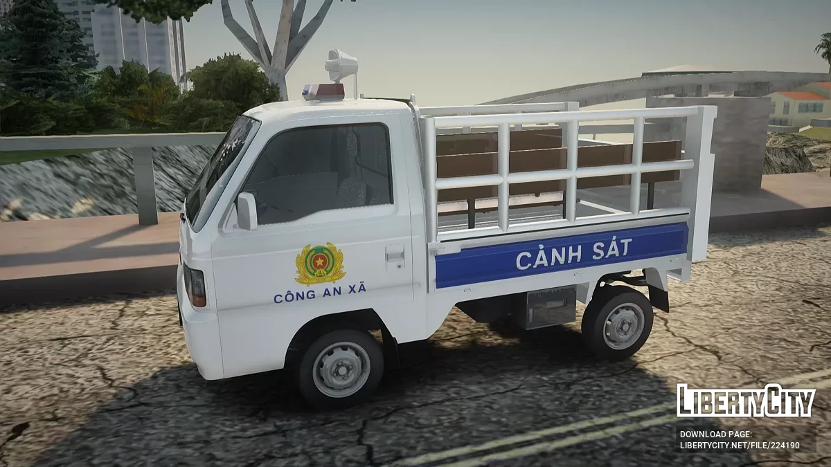 Honda Acty Vietnam Commune Police Car V2 / GTA San Andreas