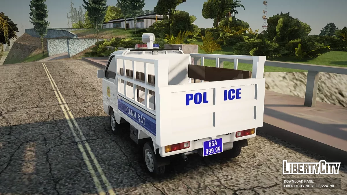 Honda Acty Vietnam Commune Police Car V2 / GTA San Andreas