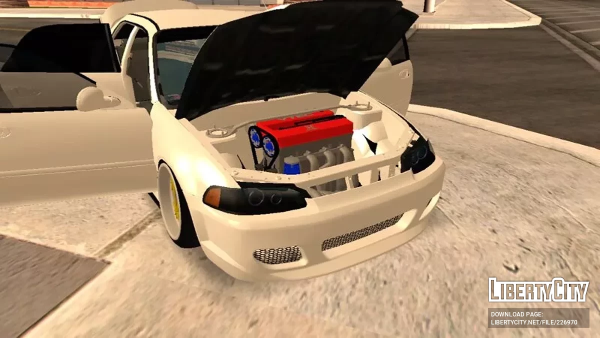 Модифікований Honda Civic 1992 року / GTA San Andreas