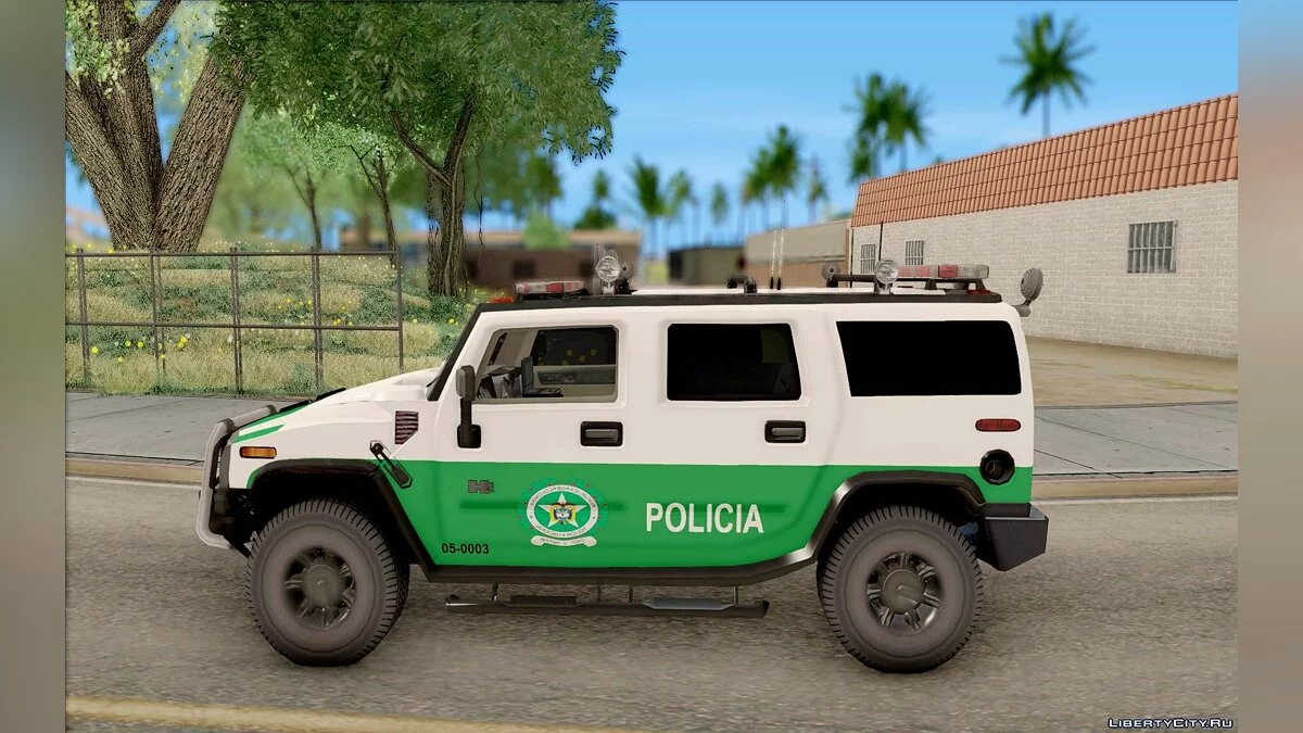 Hummer H2 Колумбійська поліція / GTA San Andreas