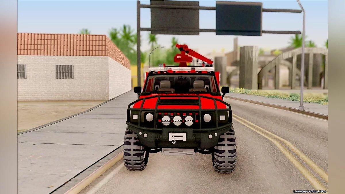 Hummer H2 Caminhão de Bombeiros / GTA San Andreas