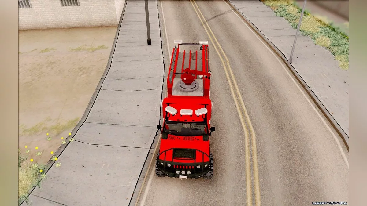 Hummer H2 Caminhão de Bombeiros / GTA San Andreas