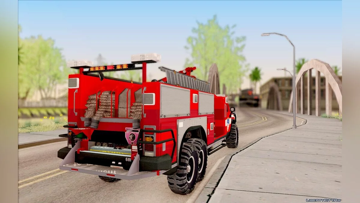 Hummer H2 Caminhão de Bombeiros / GTA San Andreas