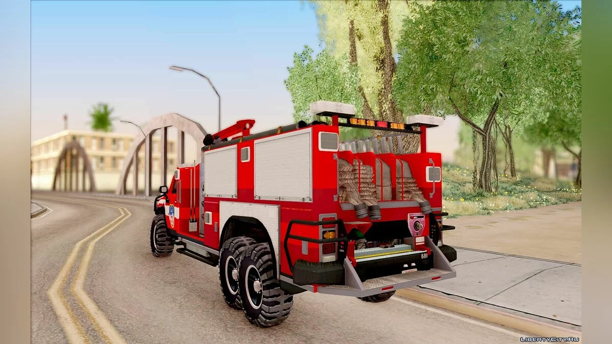 Hummer H2 Caminhão de Bombeiros / GTA San Andreas
