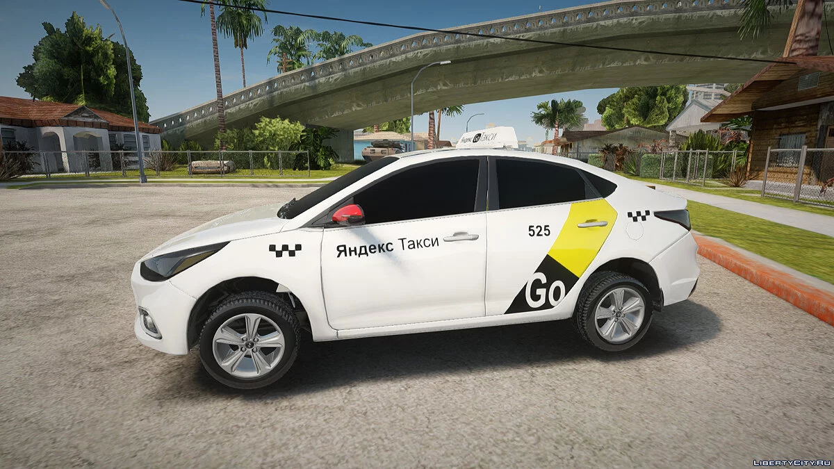Hyundai Solaris Yandex Taxi / GTA San Andreas